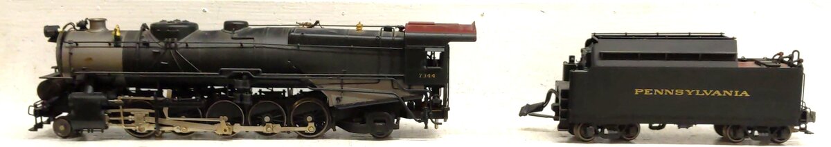 3rd Rail 7344 O BRASS Pennsylvania N-1 2-10-2 Steam Locomotive #7344 (3-Rail) VG/Box