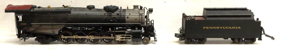 3rd Rail 7344 O BRASS Pennsylvania N-1 2-10-2 Steam Locomotive #7344 (3-Rail) VG/Box