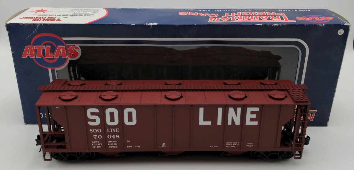 Atlas 2002511 O Trainman SOO Line Covered Hopper #70048