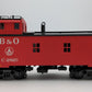 K-Line K616-1092 O Gauge Baltimore & Ohio Woodside Caboose #C2820 EX/Box