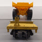 MTH 20-98500 O TTUX 47' Flat Car w/ Volvo A40D Hauler #141015 EX/Box