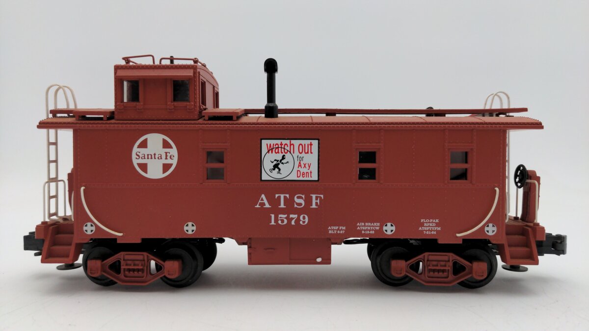 MTH 20-91031 O Gauge Santa Fe Extended Vision Caboose #1579 EX/Box