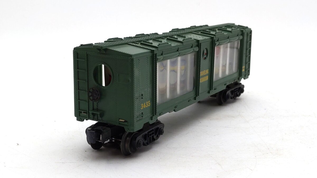 Lionel 3435 Vintage O Operating Traveling Aquarium Car EX/Box