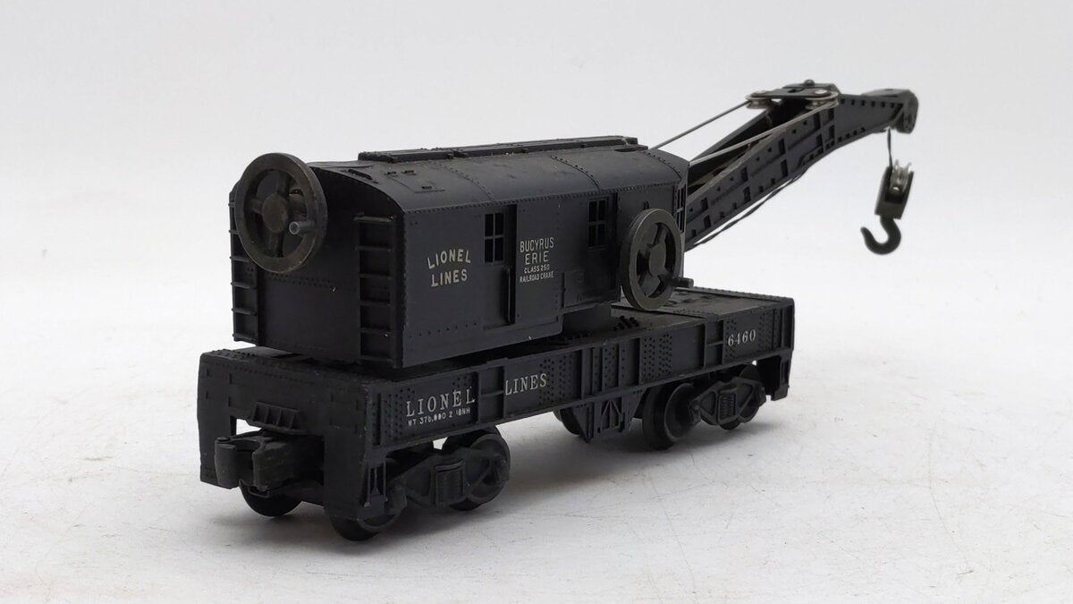 Lionel 6460 Vintage O Bucyrus Erie Crane Car VG/Box