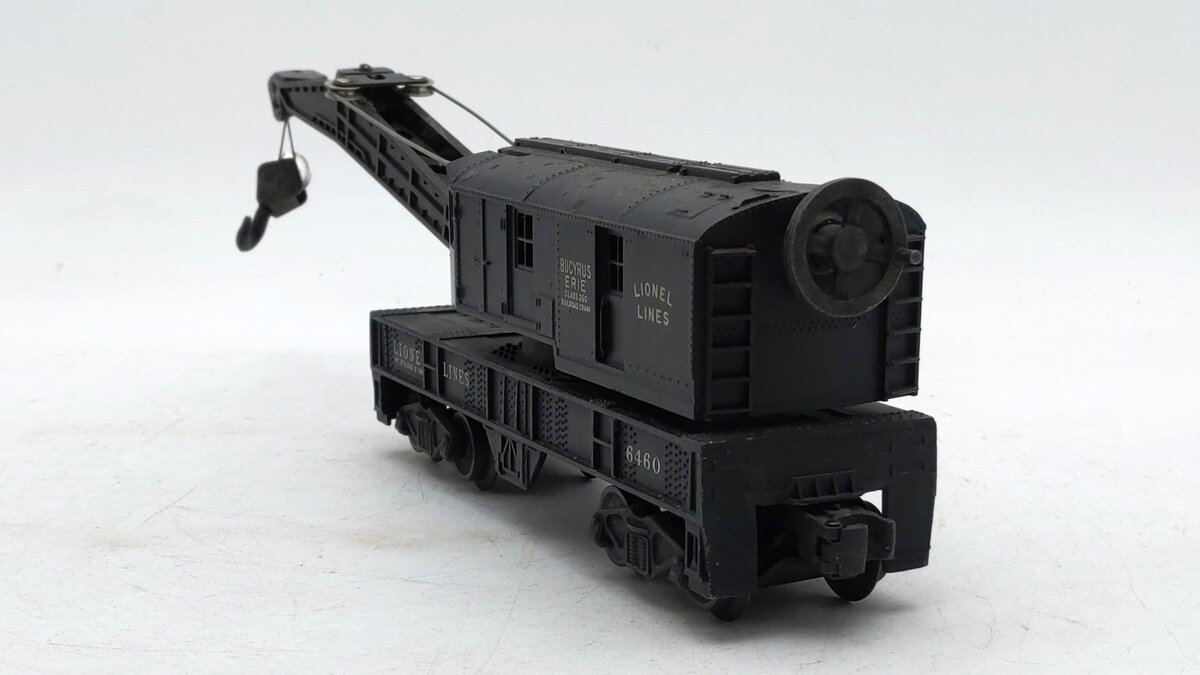 Lionel 6460 Vintage O Bucyrus Erie Crane Car VG/Box