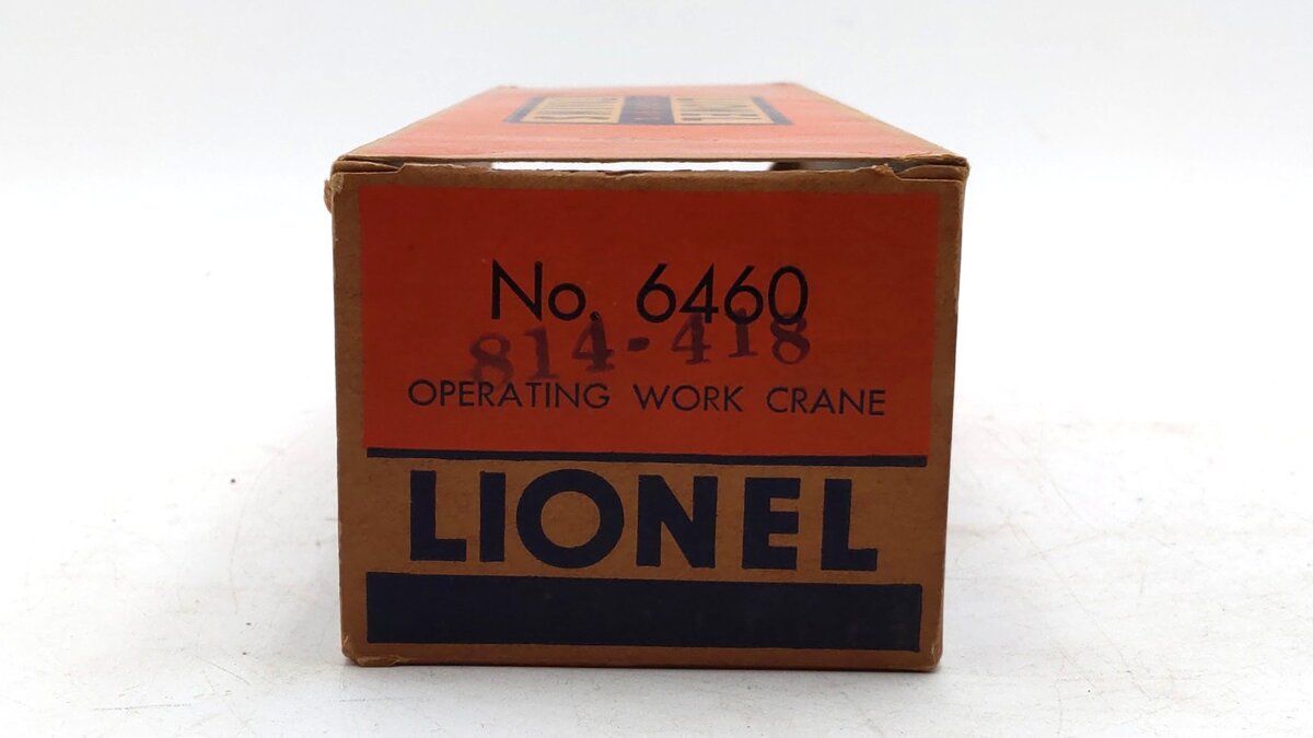 Lionel 6460 Vintage O Bucyrus Erie Crane Car VG/Box