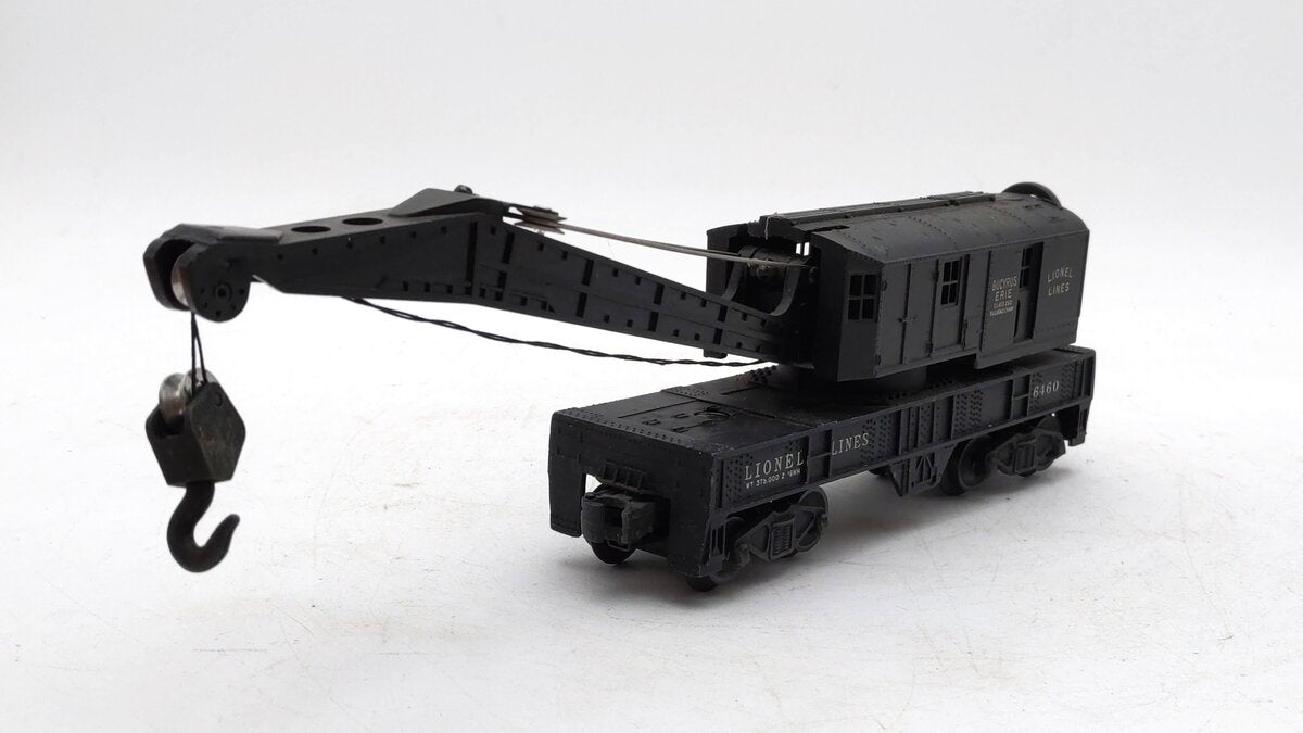 Lionel 6460 Vintage O Bucyrus Erie Crane Car VG/Box