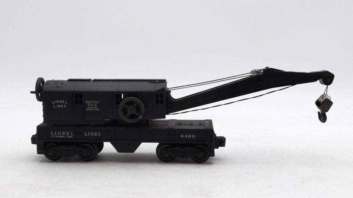 Lionel 6460 Vintage O Bucyrus Erie Crane Car VG/Box