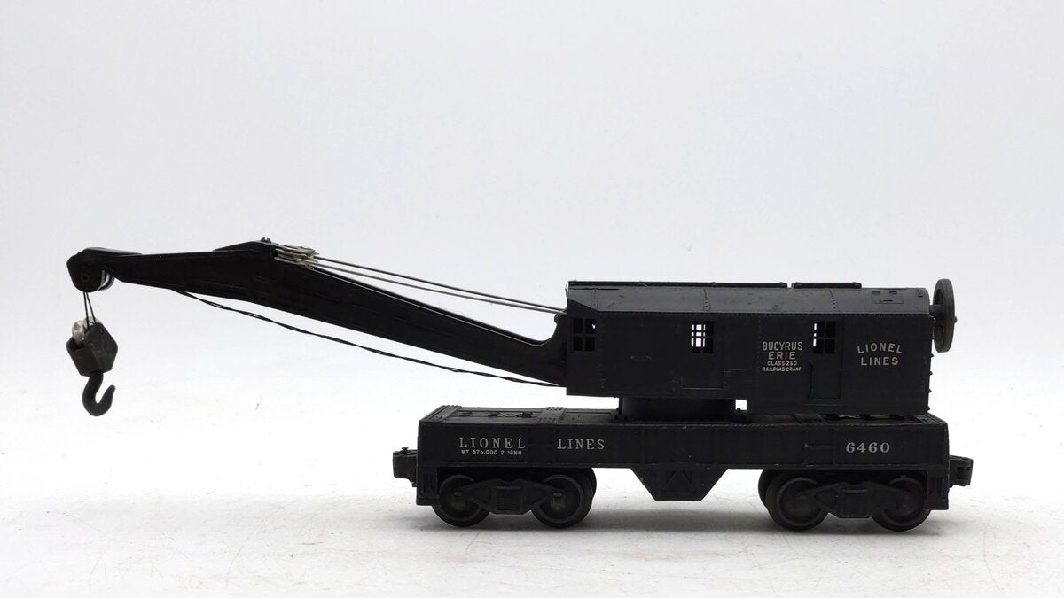 Lionel 6460 Vintage O Bucyrus Erie Crane Car VG/Box