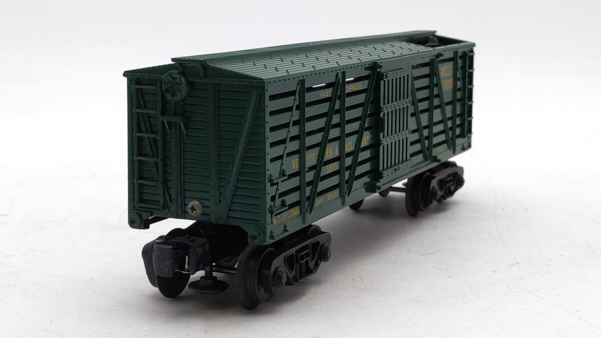 Lionel 3370 Vintage O Wells Fargo Operating Sheriff & Outlaw Car EX/Box