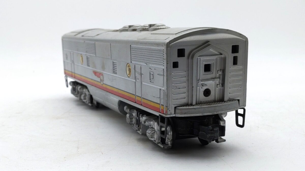 Lionel 2343C Vintage O Santa Fe F-3 Screen Top Non-Pwd. B-Unit Diesel Locomotive VG/Box