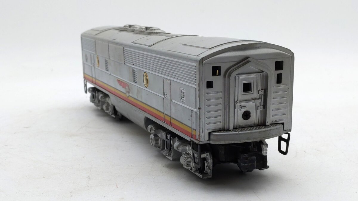Lionel 2343C Vintage O Santa Fe F-3 Screen Top Non-Pwd. B-Unit Diesel Locomotive VG/Box
