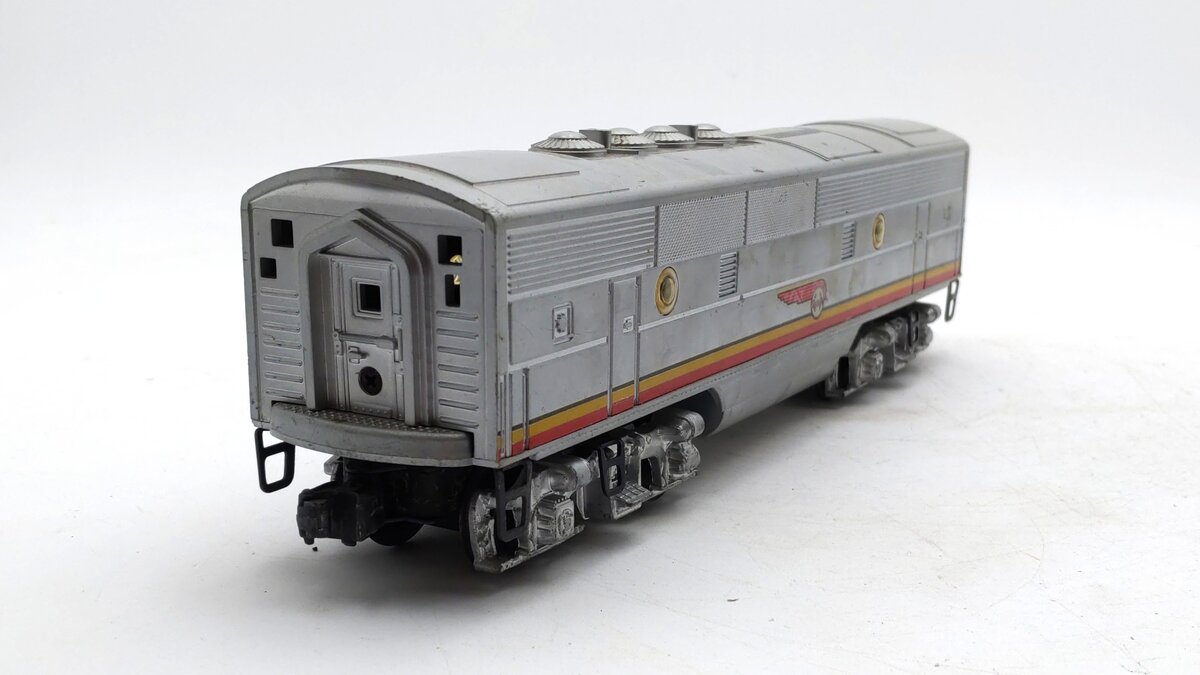 Lionel 2343C Vintage O Santa Fe F-3 Screen Top Non-Pwd. B-Unit Diesel Locomotive VG/Box
