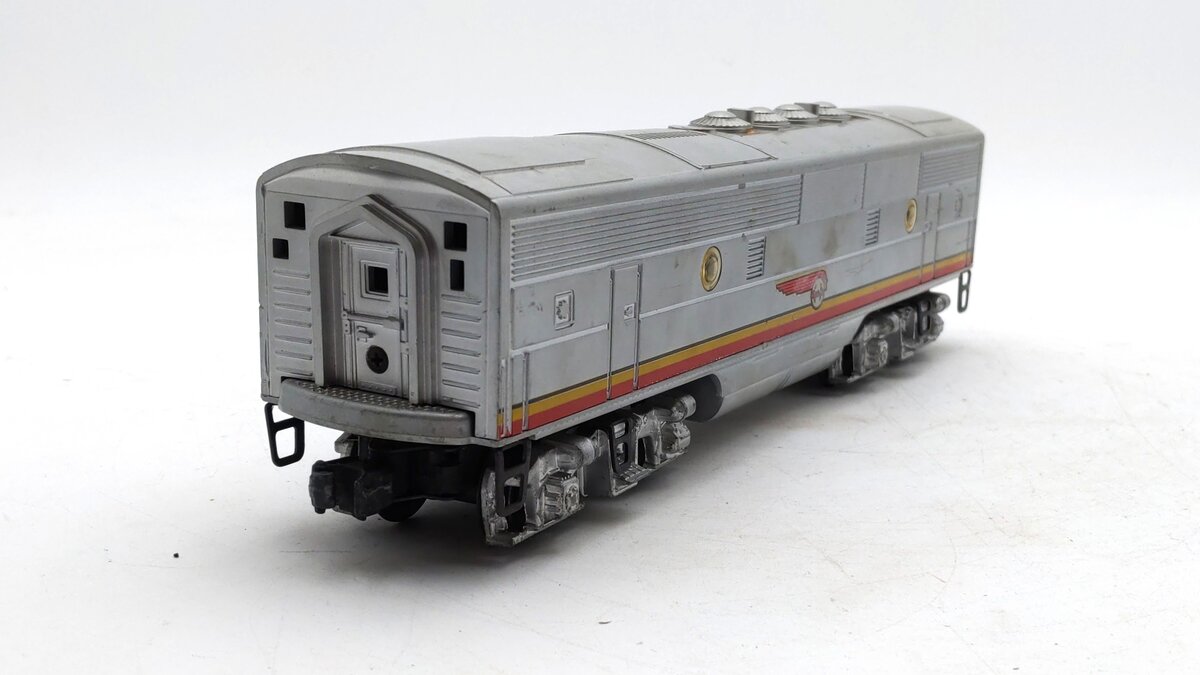 Lionel 2343C Vintage O Santa Fe F-3 Screen Top Non-Pwd. B-Unit Diesel Locomotive VG/Box