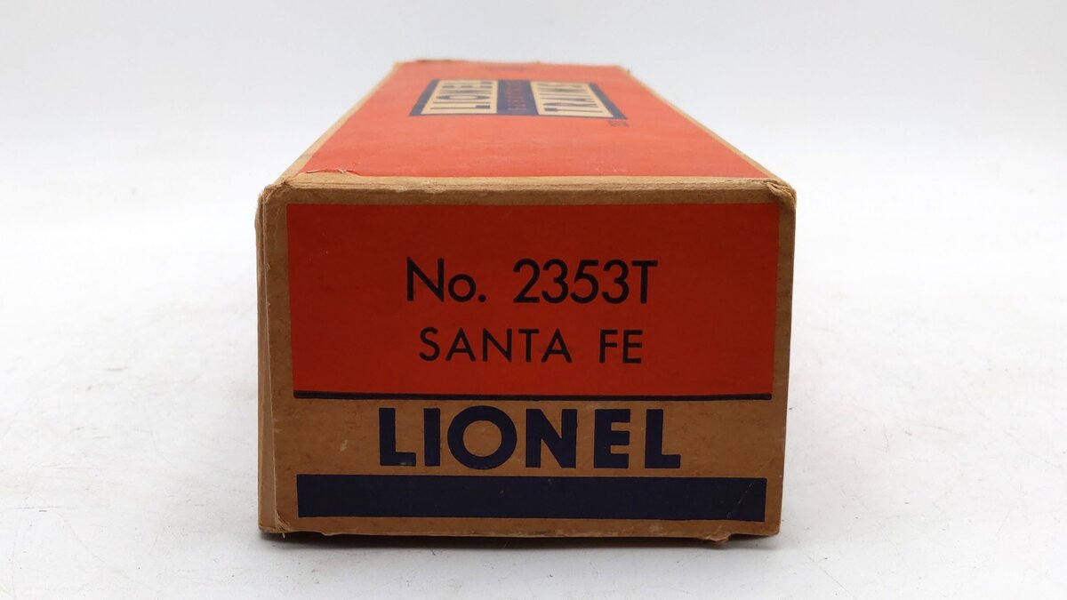 Lionel 2353T Vintage O Santa Fe F-3  Dummy Diesel Locomotive VG/Box