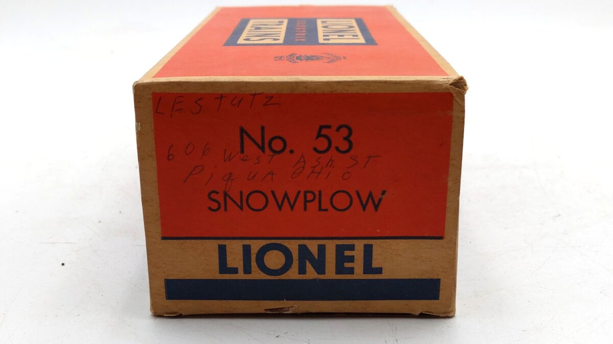 Lionel 53 Vintage O Rio Grande Powered Snowplow Switcher VG/Box