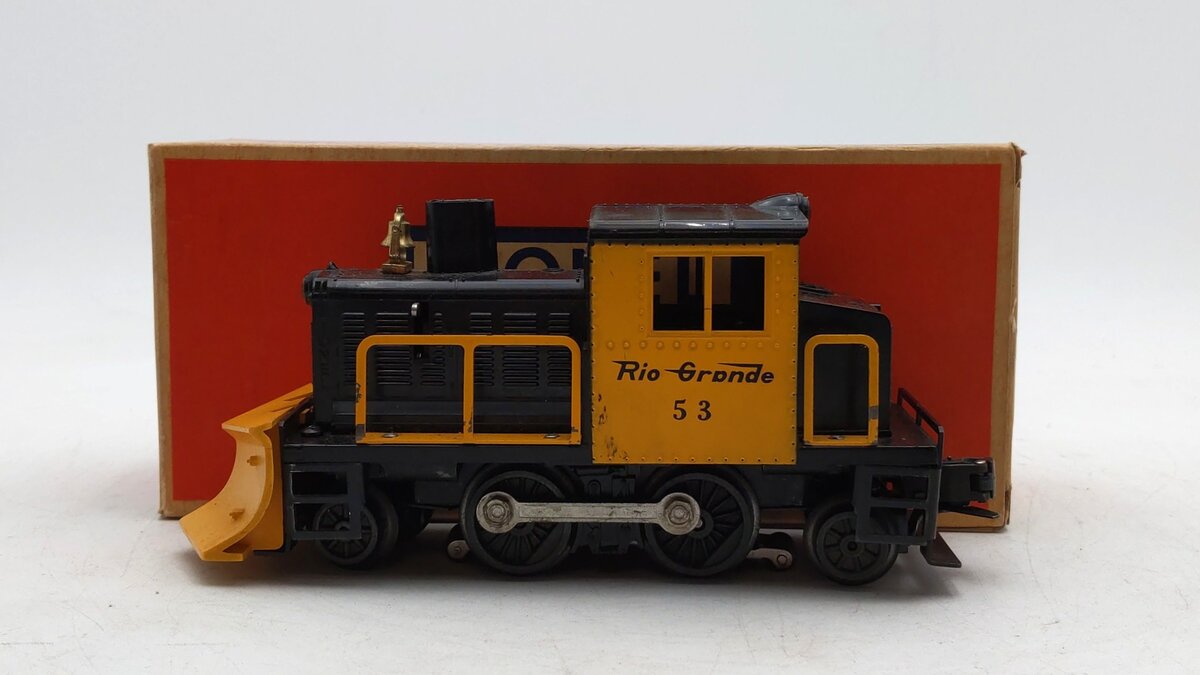 Lionel 53 Vintage O Rio Grande Powered Snowplow Switcher VG/Box