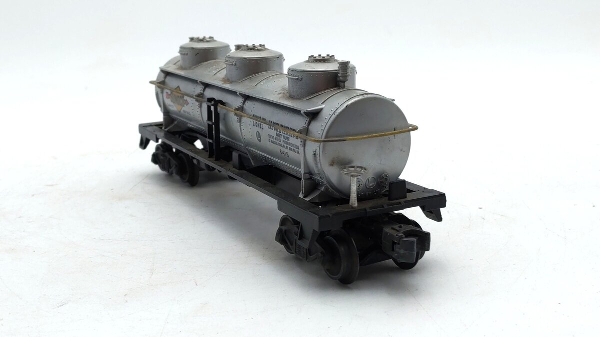 Lionel 6415 Vintage O Sunoco Triple Dome Tank Car VG/Box