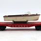 Lionel 6801 Vintage O Lionel Flatcar with Brown & White Boat EX/Box