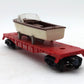 Lionel 6801 Vintage O Lionel Flatcar with Brown & White Boat EX/Box