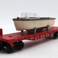 Lionel 6801 Vintage O Lionel Flatcar with Brown & White Boat EX/Box