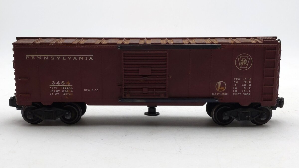 Lionel 3484 Vintage O Pennsylvania Railroad Operating Boxcar/Box