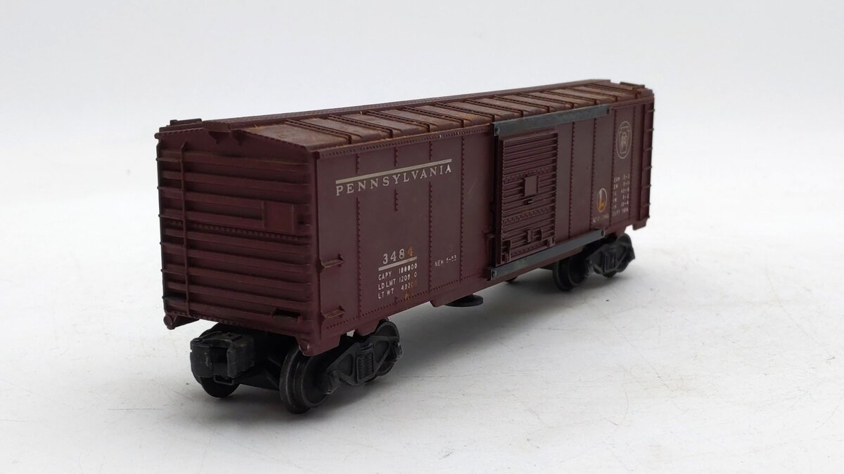 Lionel 3484 Vintage O Pennsylvania Railroad Operating Boxcar/Box