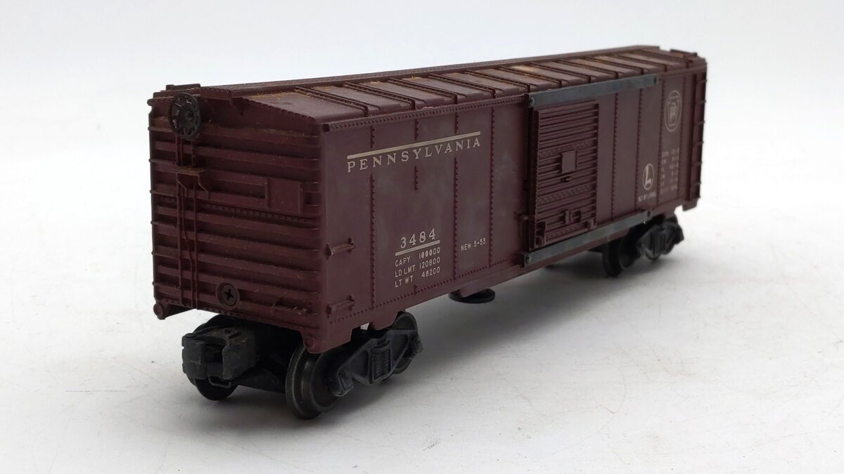Lionel 3484 Vintage O Pennsylvania Railroad Operating Boxcar/Box