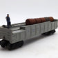 Lionel 3562-25 Vintage O Gray AT&SF Operating Barrel Car with Blue Letters VG/Box