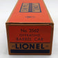 Lionel 3562-25 Vintage O Gray AT&SF Operating Barrel Car with Blue Letters VG/Box