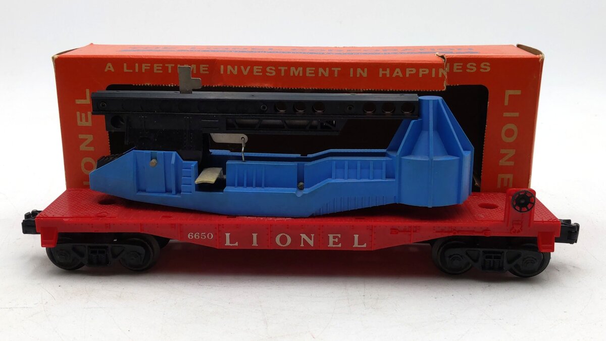 Lionel 6650 O Scale Vintage IRBM Rocket Launcher VG/Box