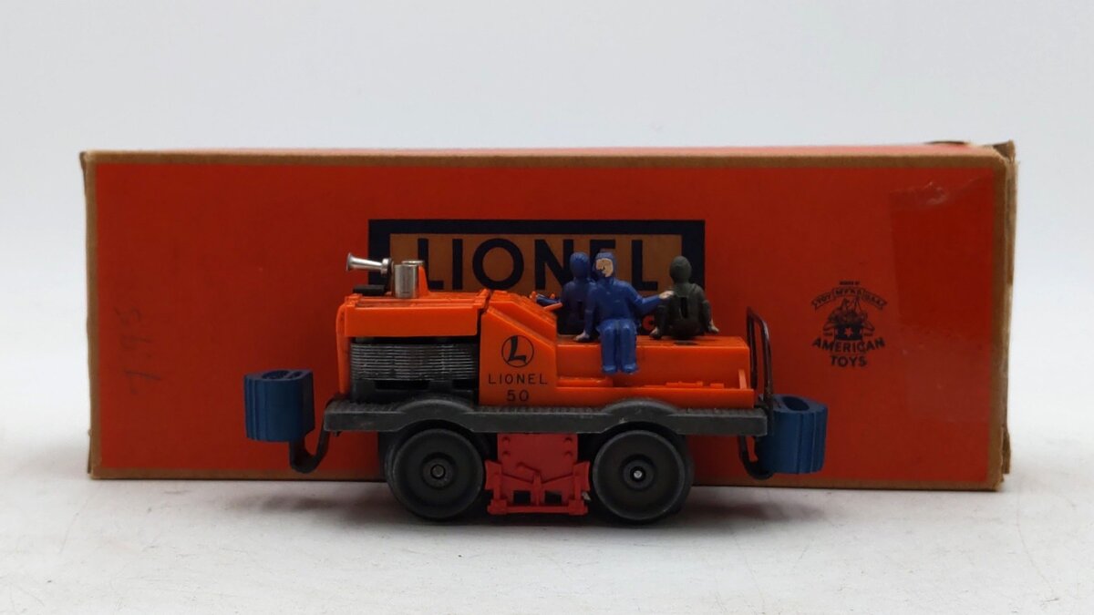 Lionel 50 Vintage O Motorized Gang Car VG/Box