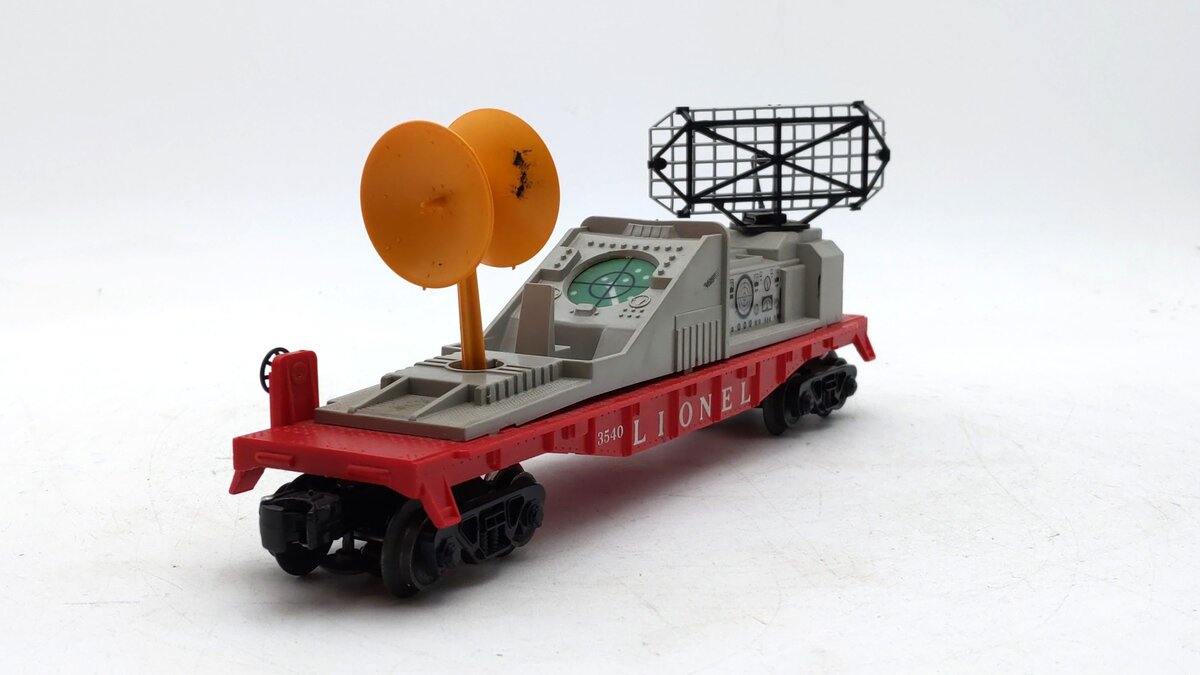 Lionel 3540 Vintage O Operating Radar Car VG/Box