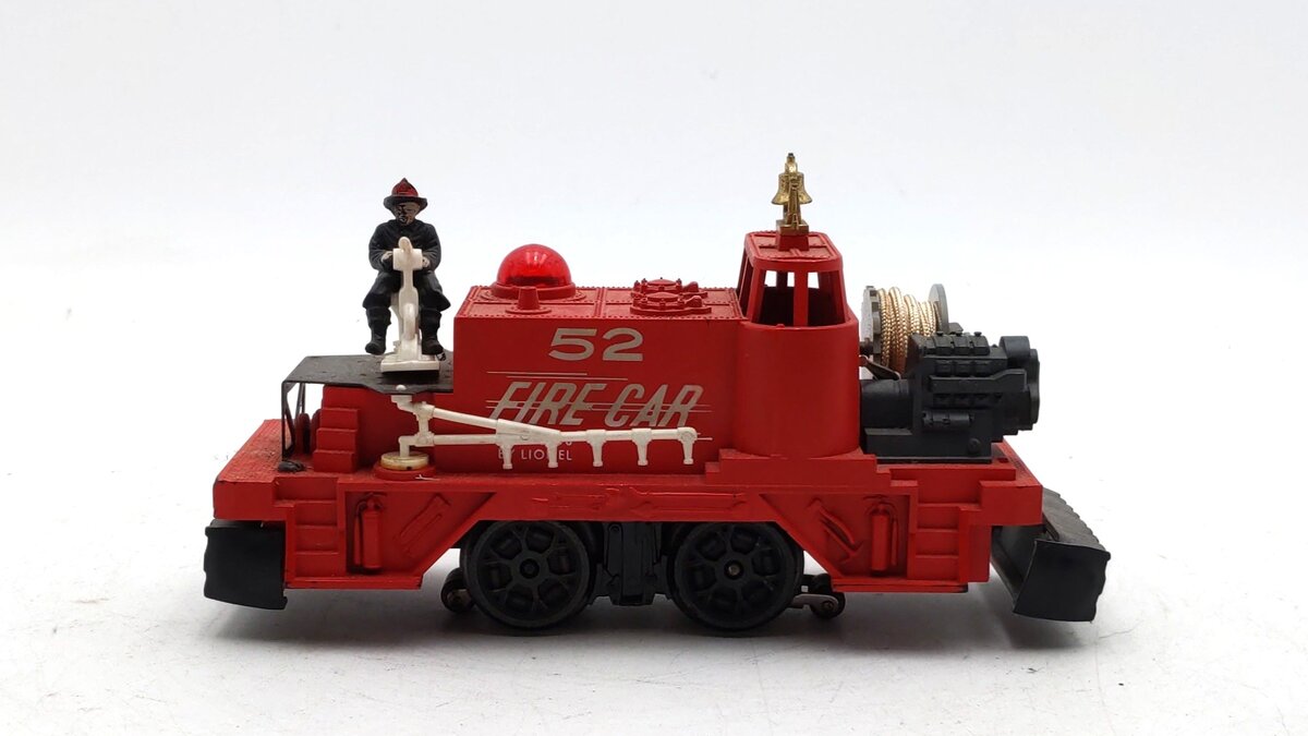 Lionel 52 Vintage O Motorized Fire Car VG