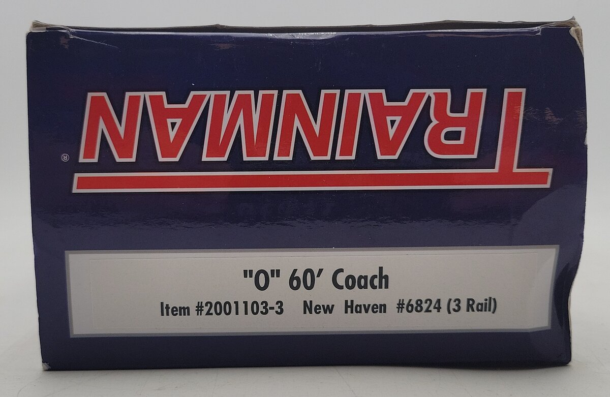 Atlas 2001103 O Gauge New Haven 60' Passenger Coach Car #6824 (3-Rail)