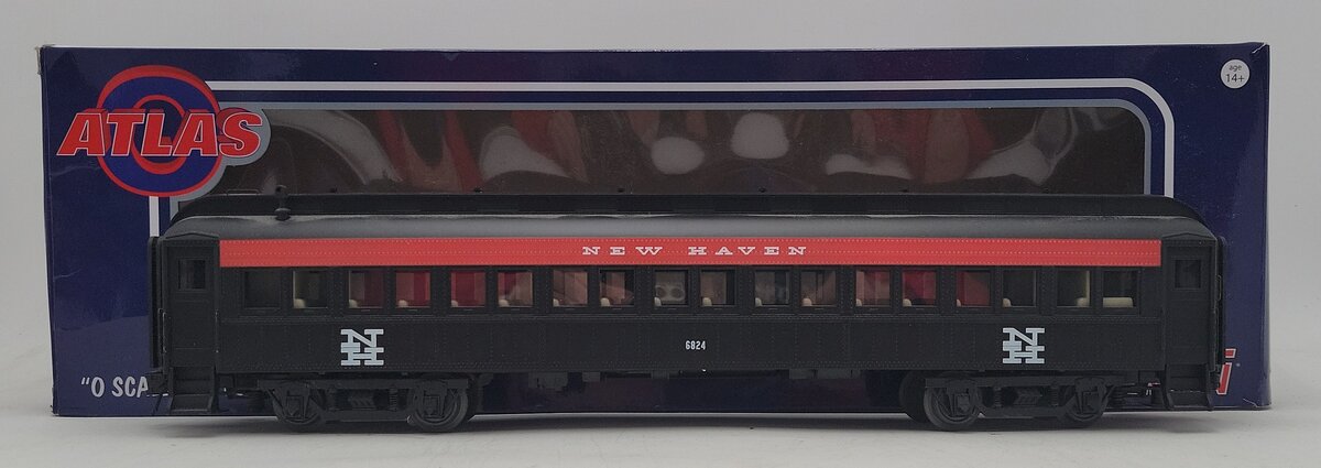 Atlas 2001103 O Gauge New Haven 60' Passenger Coach Car #6824 (3-Rail)