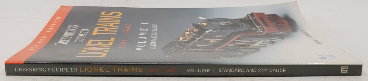 Greenberg's Guide to Lionel Trains, 1901-1942, Vol.1 Paperback Book EX