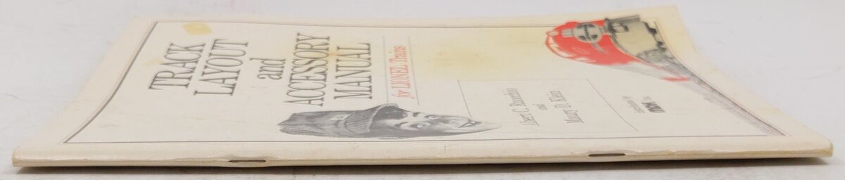 Track layout and accessory manual for Lionel trains Paperback Book VG