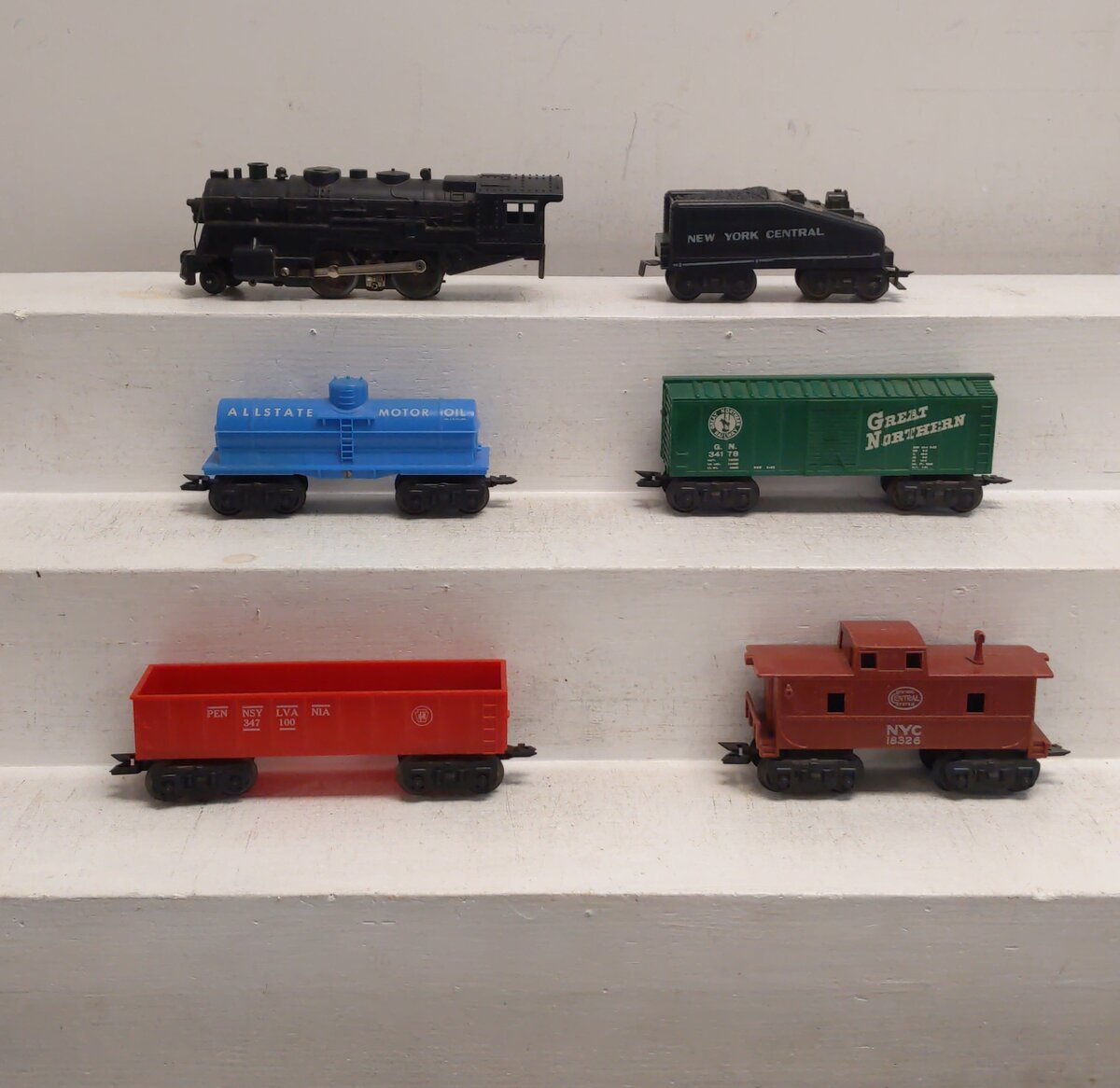 Marx 9714 Vintage O Allstate Electric Train Set VG