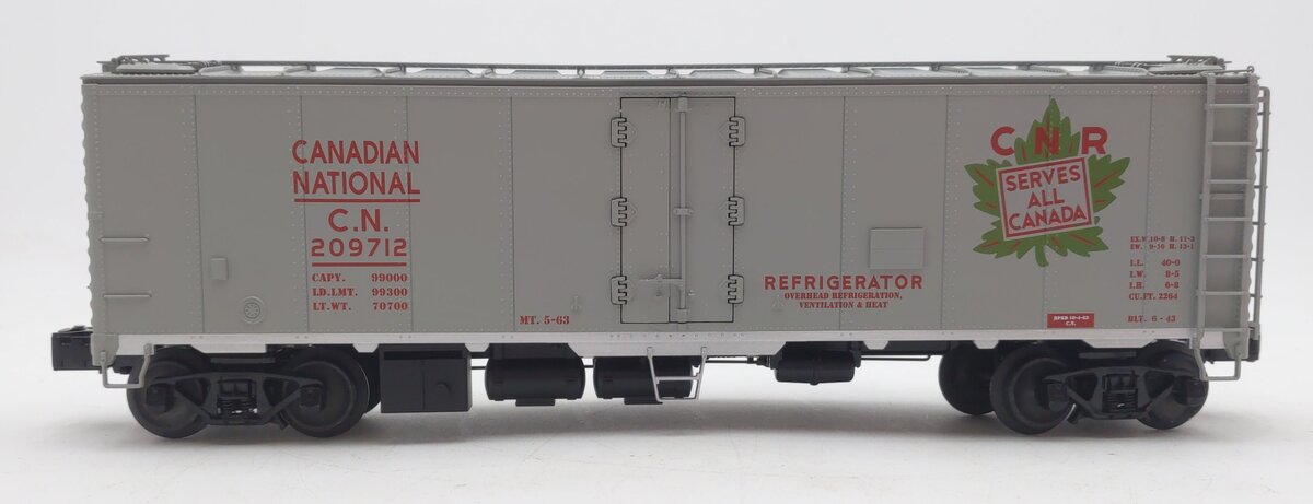 Lionel 6-17337 O Gauge Canadian National Steel Sided Refrigerator Car #209712 EX/Box