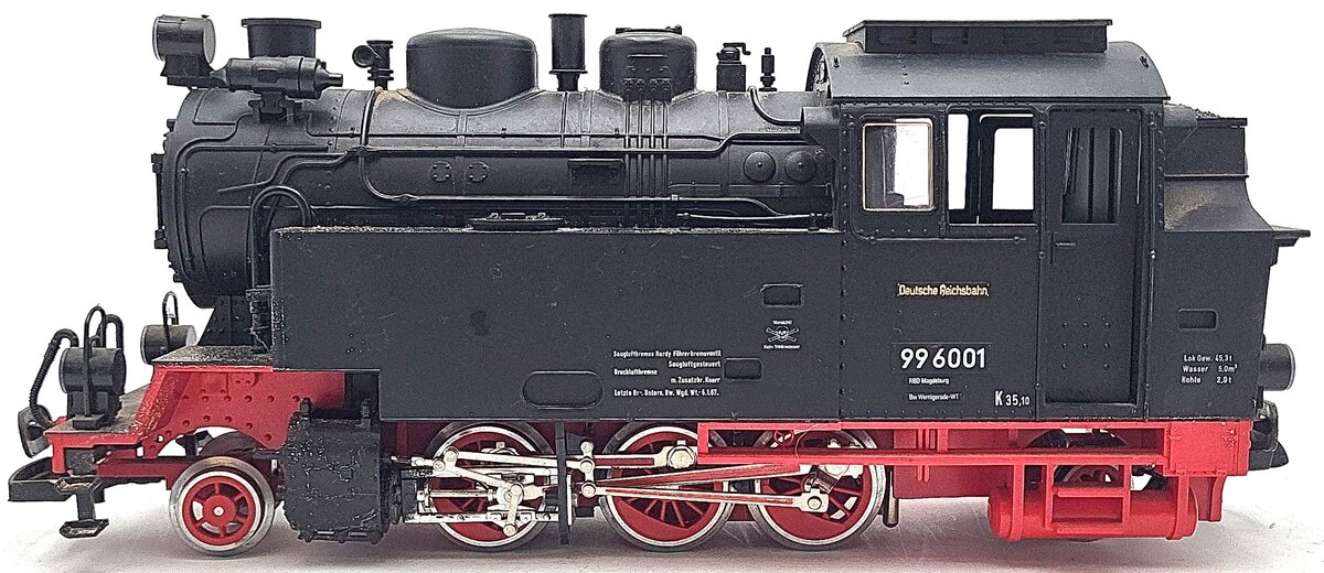 LGB 2080S G Scale 2-6-2 Powered Tank Steam Locomotive w/Sound #99