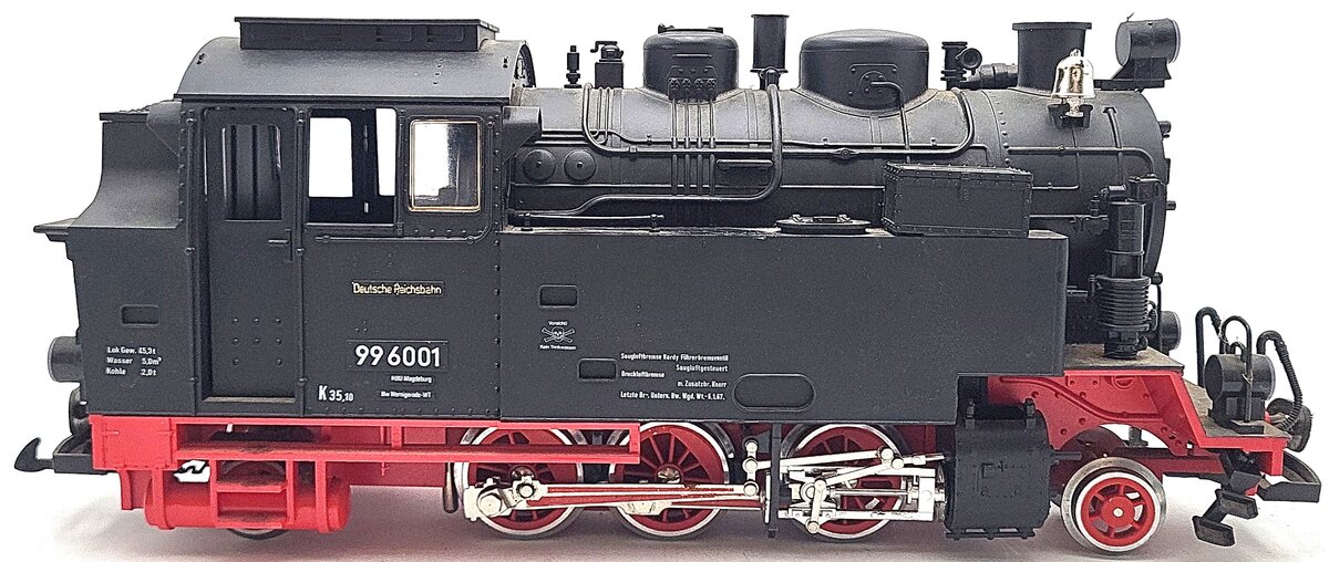 LGB 2080S G Scale 2-6-2 Powered Tank Steam Locomotive w/Sound #99