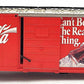 LGB 4291 G Scale Coca-Cola Cant Beat The Real Thing Reefer Car w/ Metal Wheels EX/Box