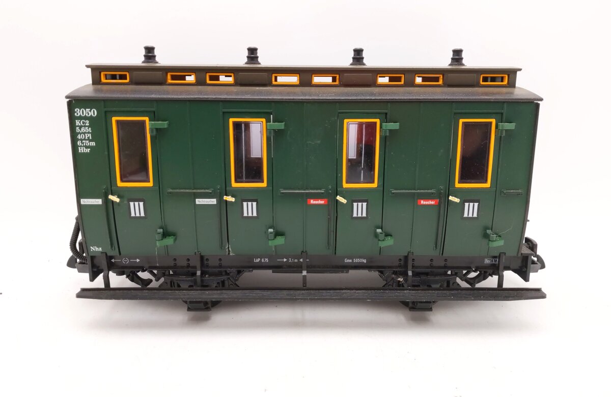 LGB 3050 G Gauge European 4-Wheel Passenger Car VG/Box