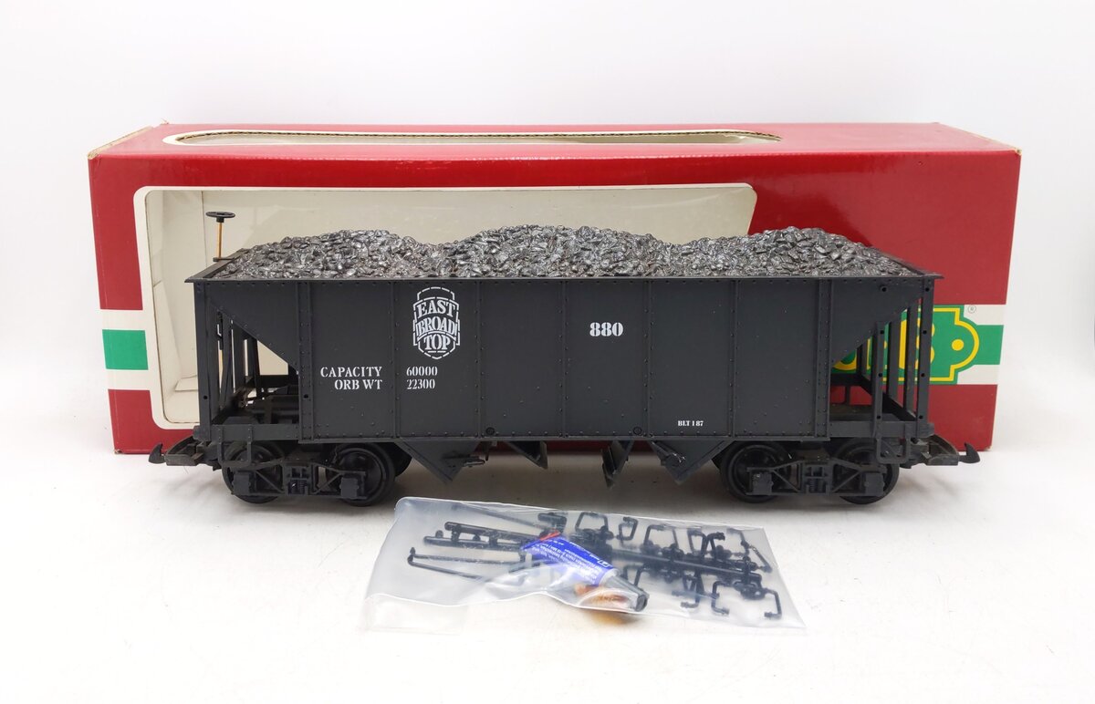 LGB 4076 G Scale East Broad Top Hopper Car #880 VG/Box