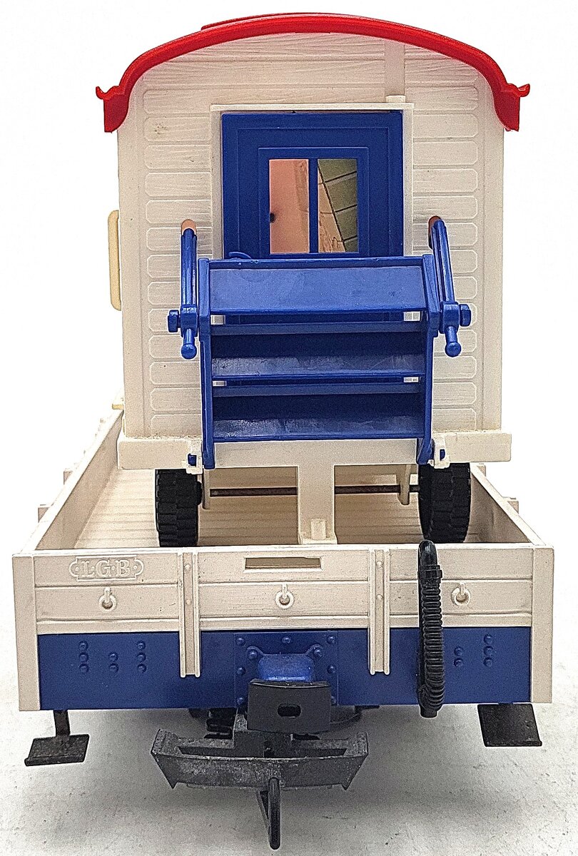 LGB 4038 G Scale Flatcar with Circus Cage W/O Animals EX/Box