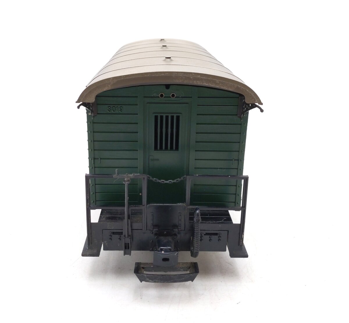 LGB 3019 G Scale Mail Post Car with Lights (Metal Wheels) EX/Box