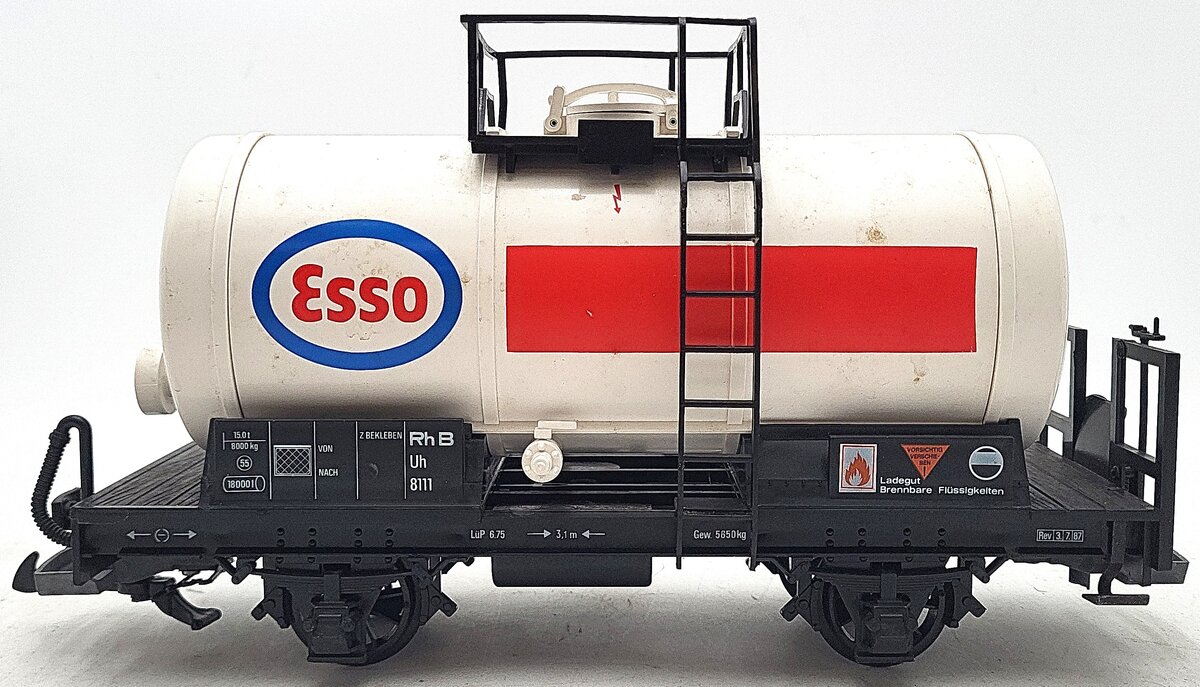LGB 4040E G Scale Esso Short Single Dome Tank Car EX/Box