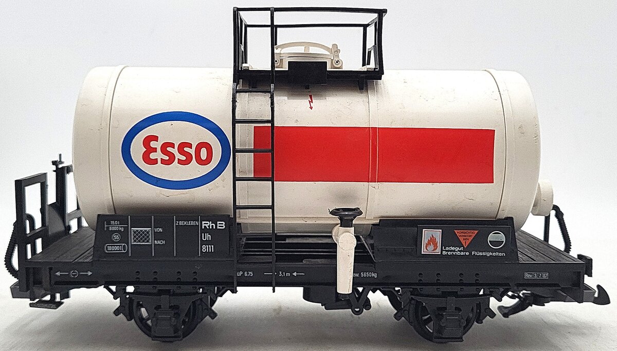 LGB 4040E G Scale Esso Short Single Dome Tank Car EX/Box