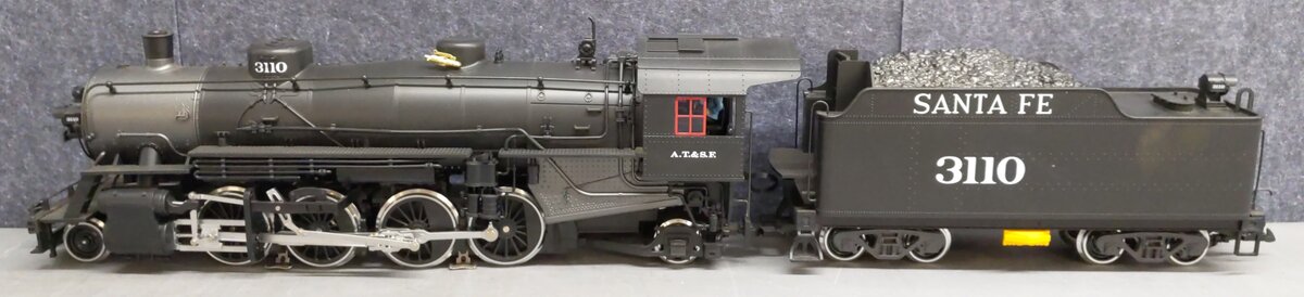 LGB 20872 G Santa Fe 2-8-2 Mikado Steam Locomotive & Tender #3110 with Sound EX/Box